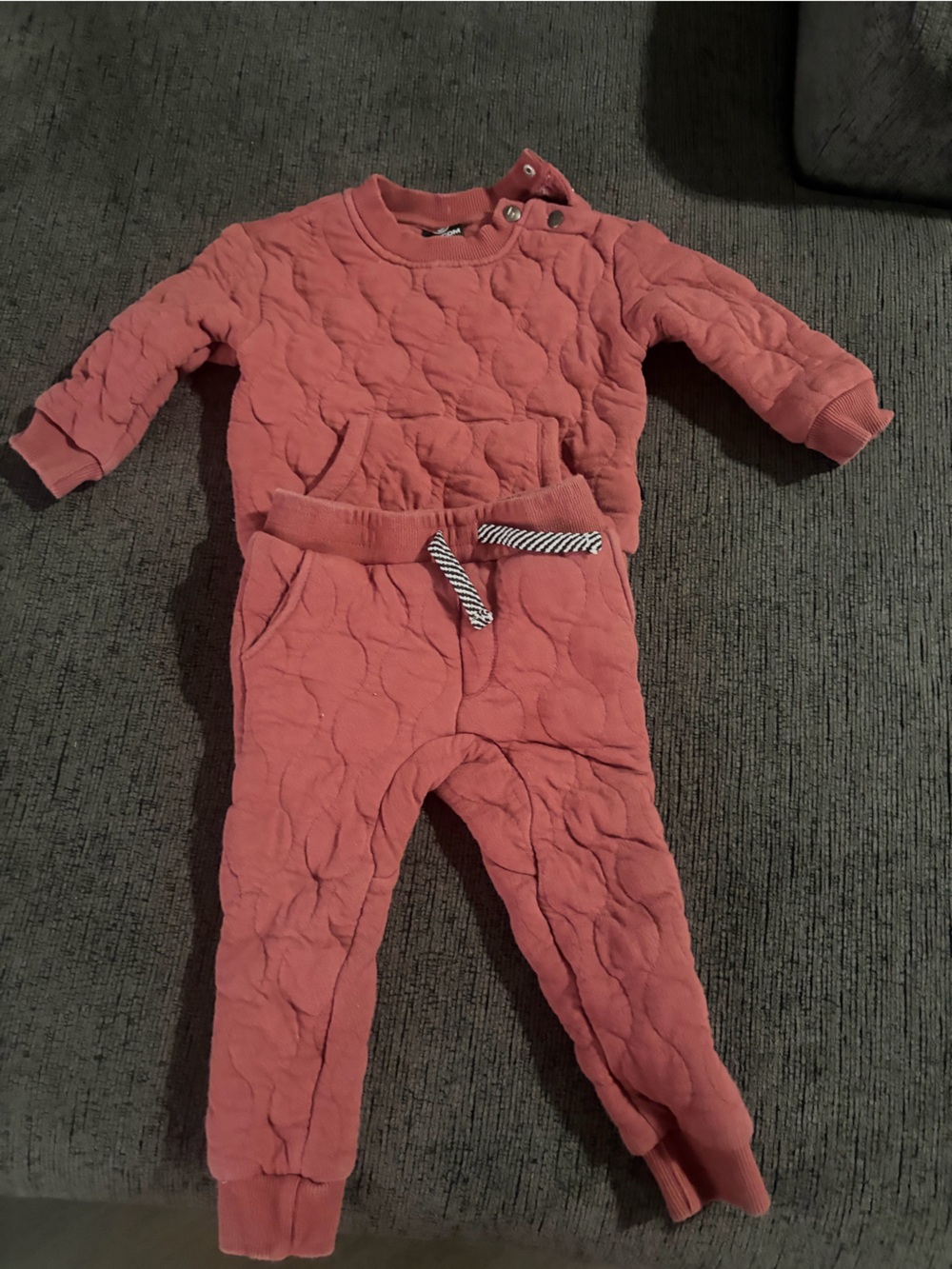 Volcom baby/toddler boys 2pc jogger winter outfit 24months
